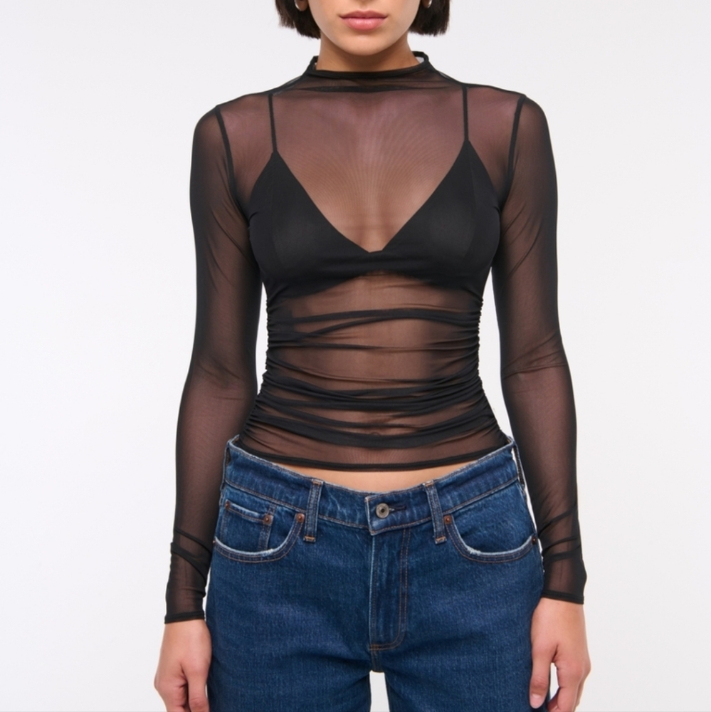 Abercrombie & Fitch Paloma Long Sleeve Top XS